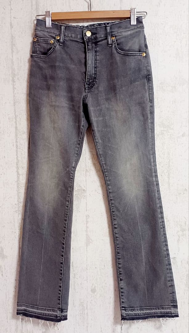 MUSEドゥーズィエムクラス flare hemデニム XS SURT　グレー