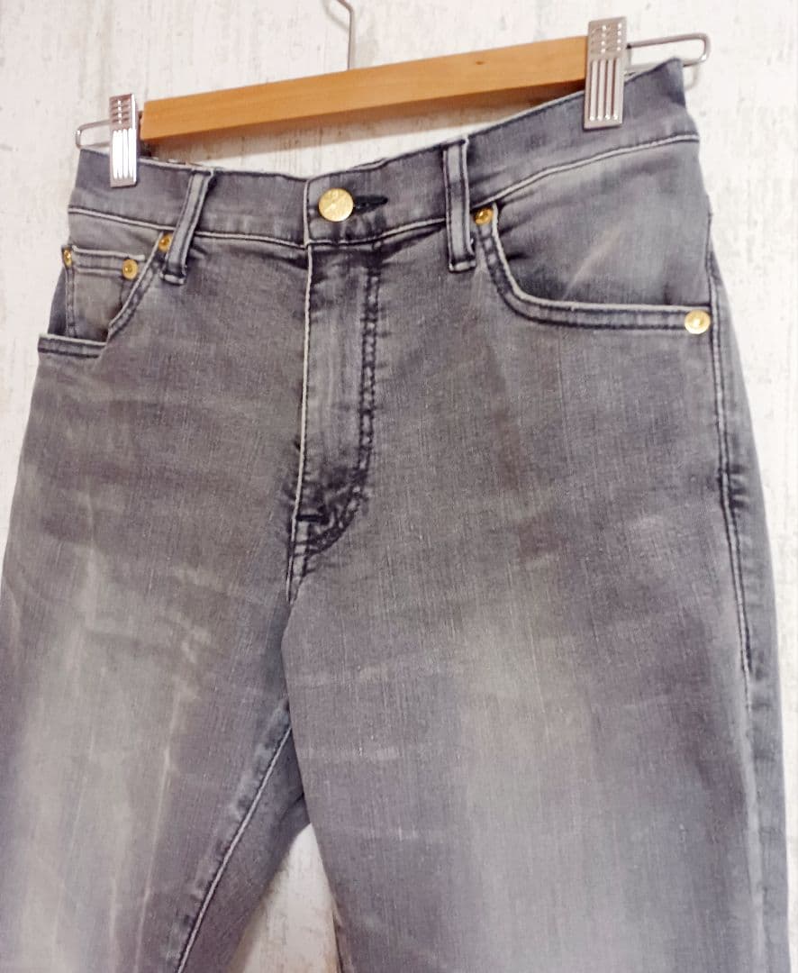 MUSEドゥーズィエムクラス flare hemデニム XS SURT　グレー