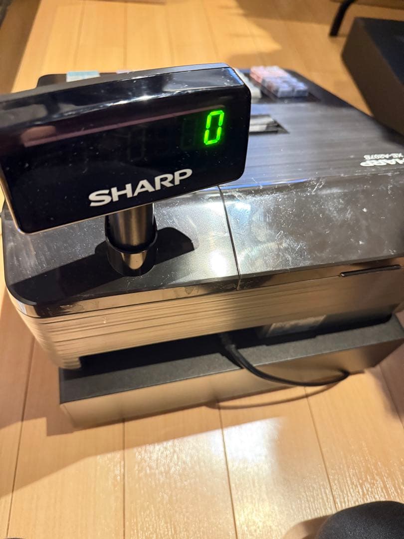 SHARP XE-A207B-B レジスター 動作確認済 鍵2本付