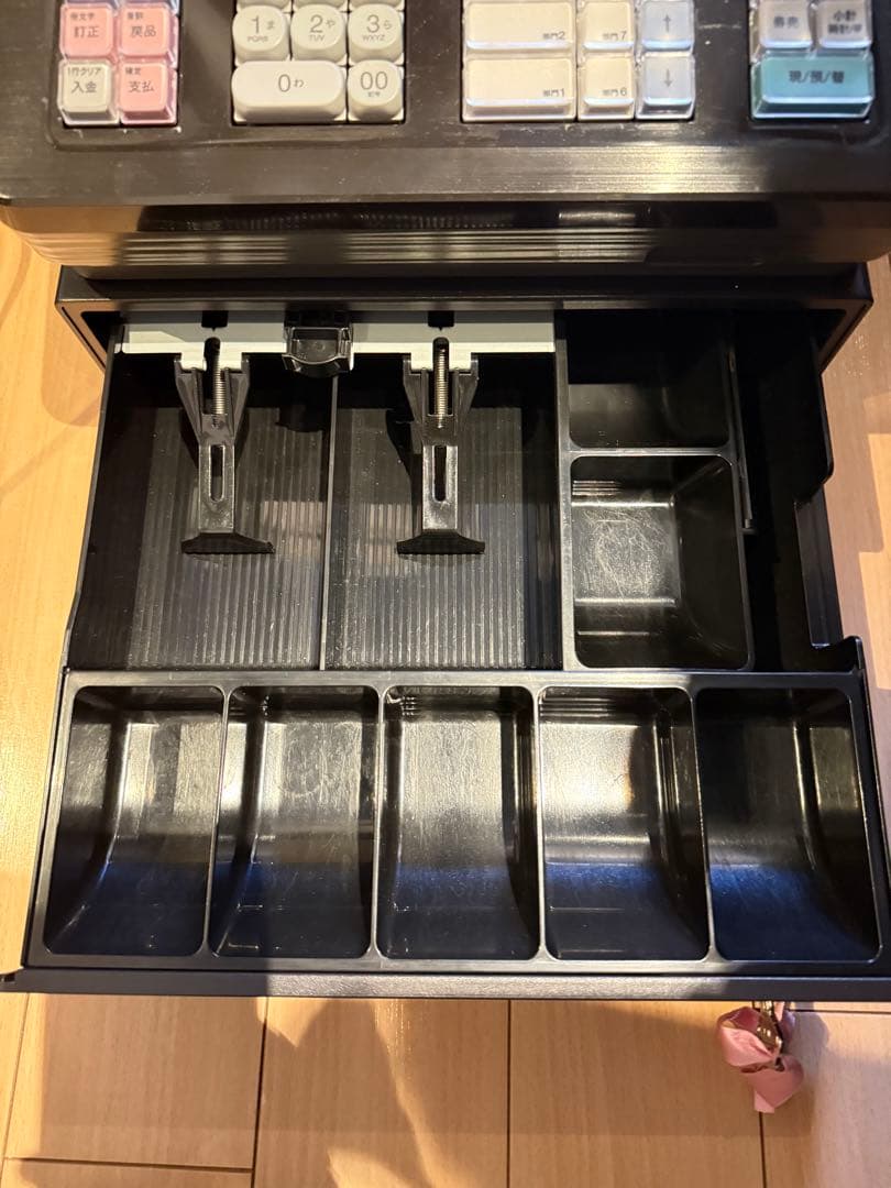 SHARP XE-A207B-B レジスター 動作確認済 鍵2本付