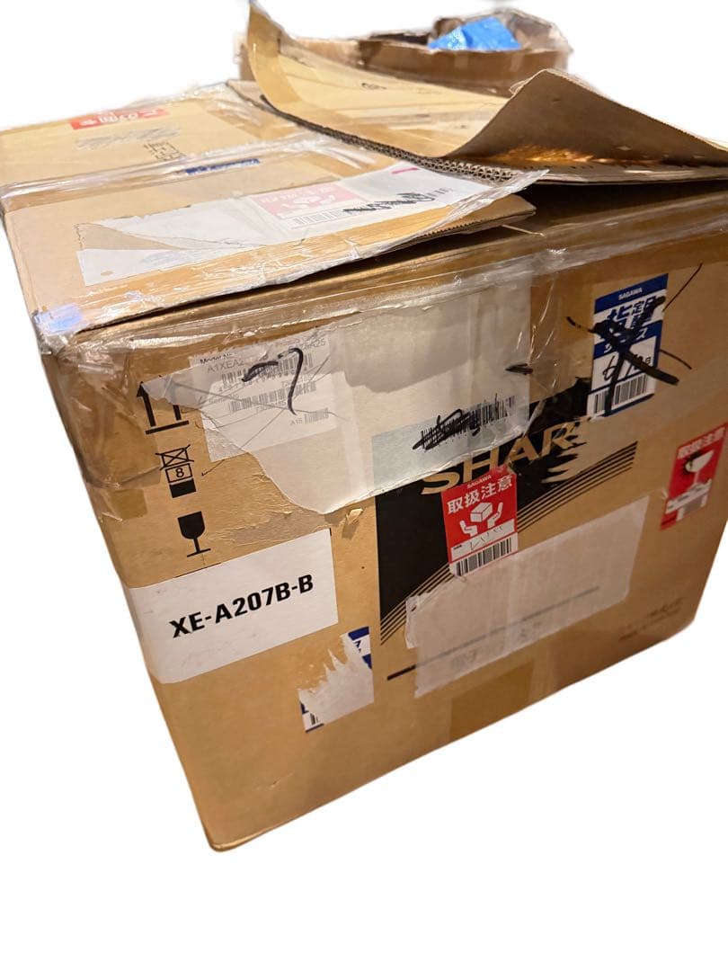 SHARP XE-A207B-B レジスター 動作確認済 鍵2本付