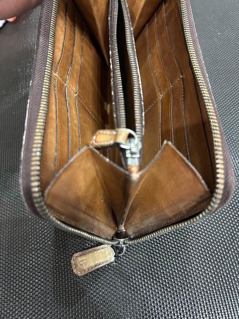 ベルルッティ 長財布 ブラウン イタウバ