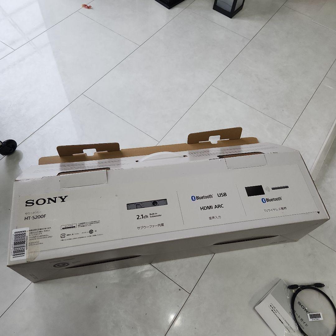 ソニー コンパクトサウンドバー HT-S200F ブラック 内蔵サブウーファー