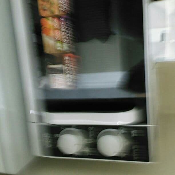 買ったばかりの電子レンジ