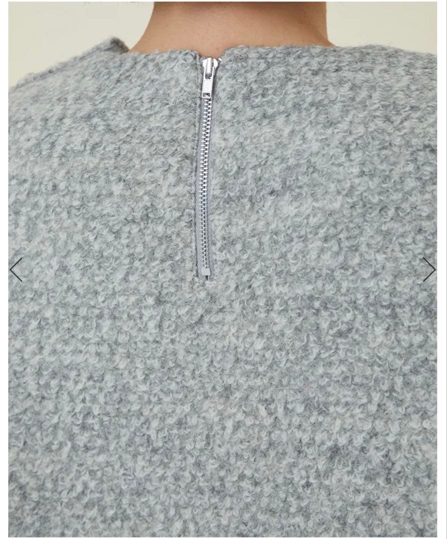 SEVENTEN セブンテン フェザーヤーンレイヤードウールトップスS