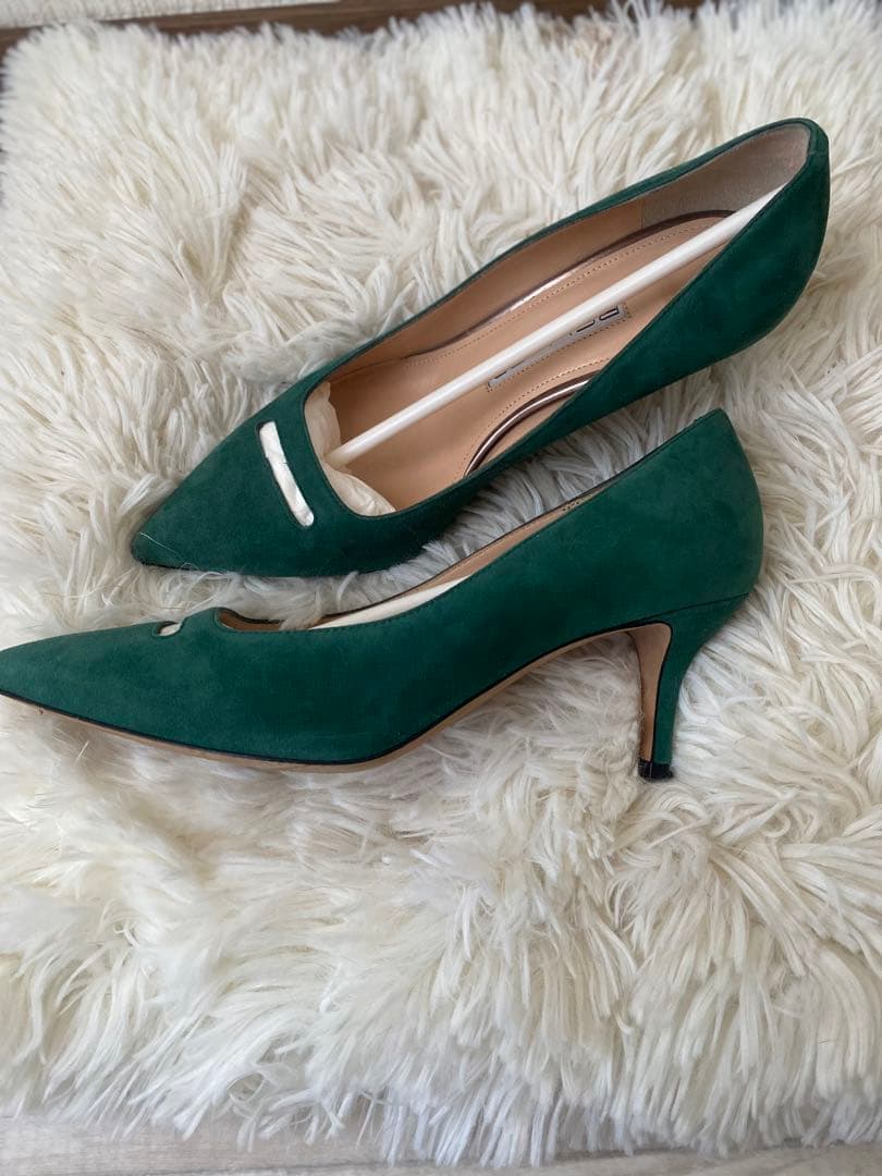 【お値下げ】PELLICOスエード ポインテッドトゥ パンプス 23〜23.5㌢