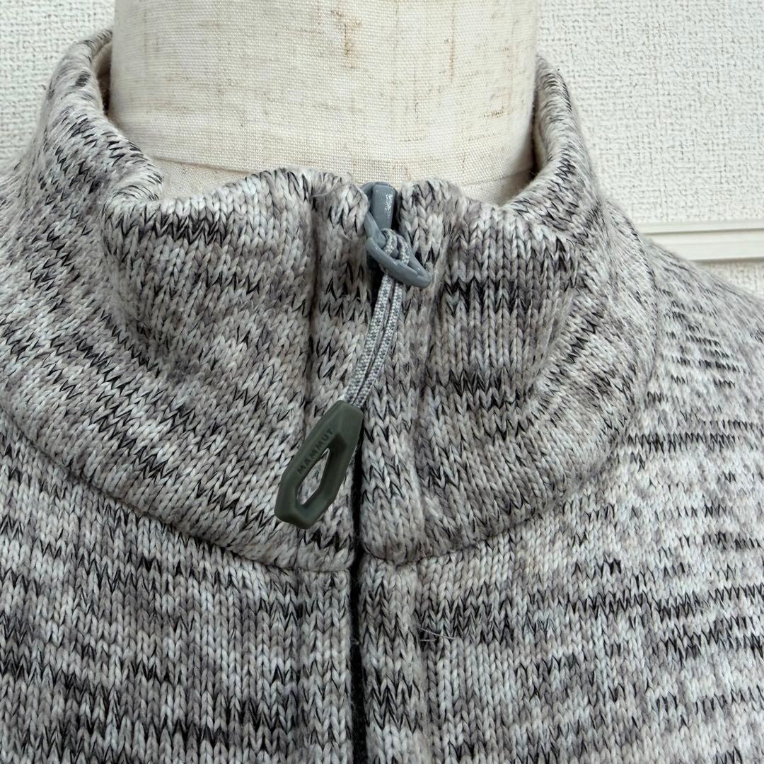 マムート チャムエラ　ジャケット フリース 裏起毛　XL グレー