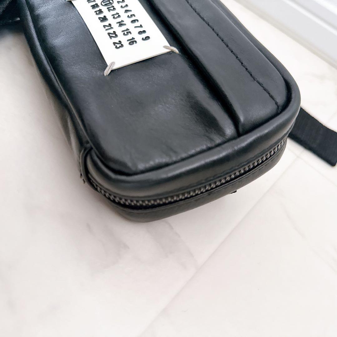 メゾンマルジェラmaison margiela 正規品 レザー ボディバッグ