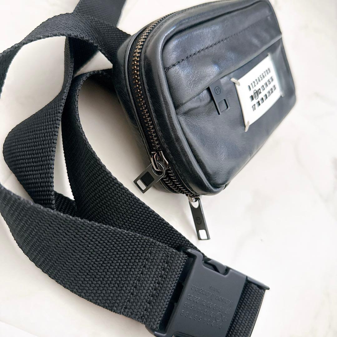 メゾンマルジェラmaison margiela 正規品 レザー ボディバッグ