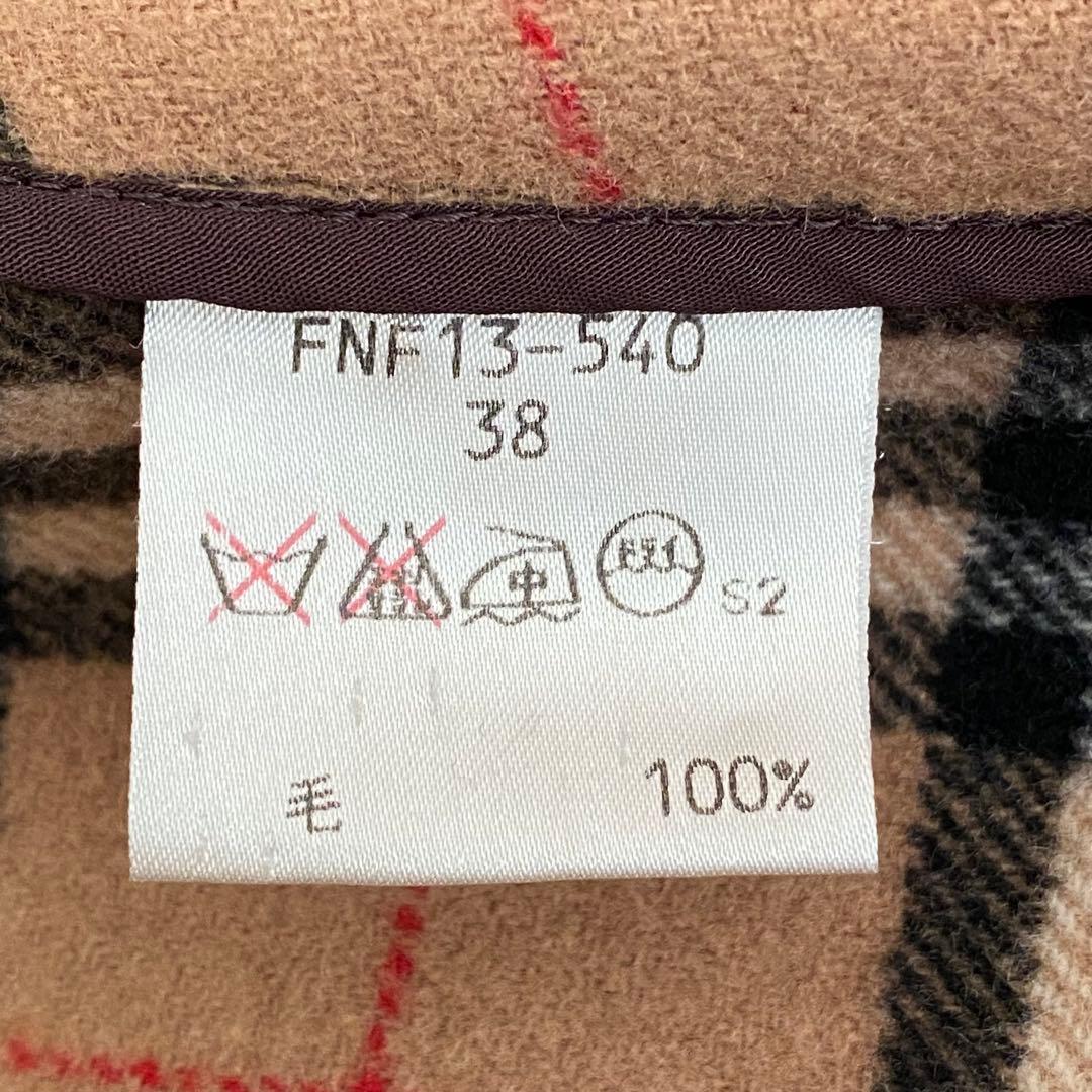 【美品】バーバリーブルーレーベル　ダッフルコート　トグルボタン　ロング丈　38
