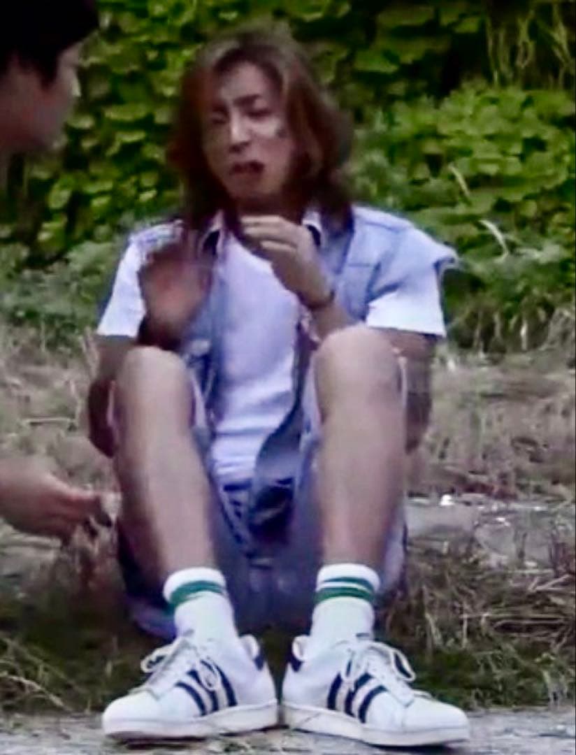 キムタク　HERO アディダス オリジナルス スーパースター ホワイト/ブルー