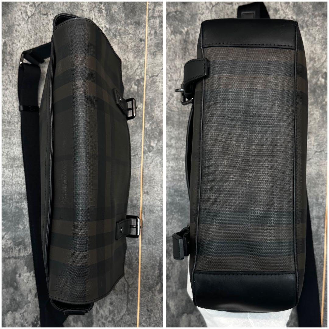 極美品✨バーバリー ノバチェック メッセンジャーバッグ 斜めがけ A4 メンズ