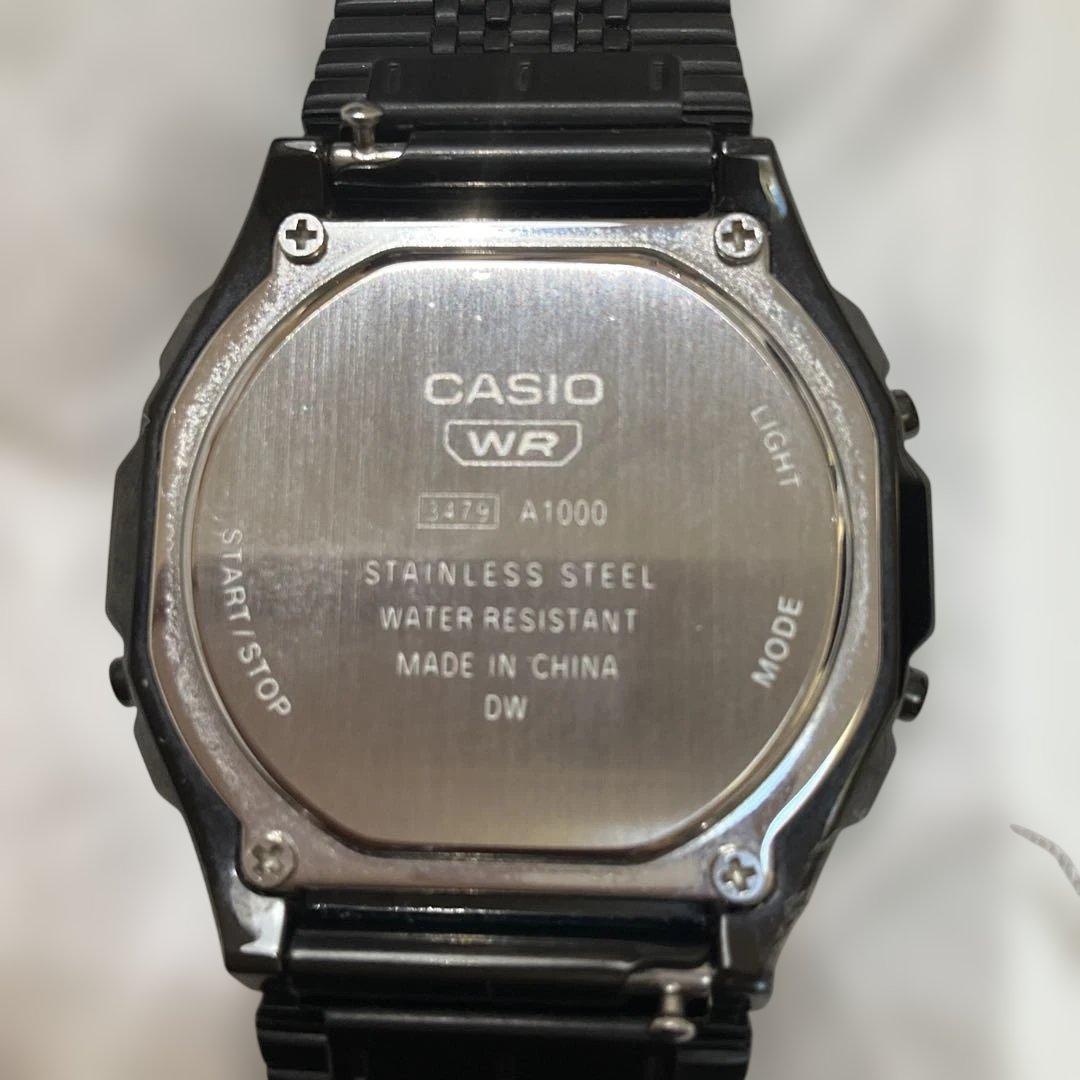 CASIO A1000 デジタル腕時計 ブラック