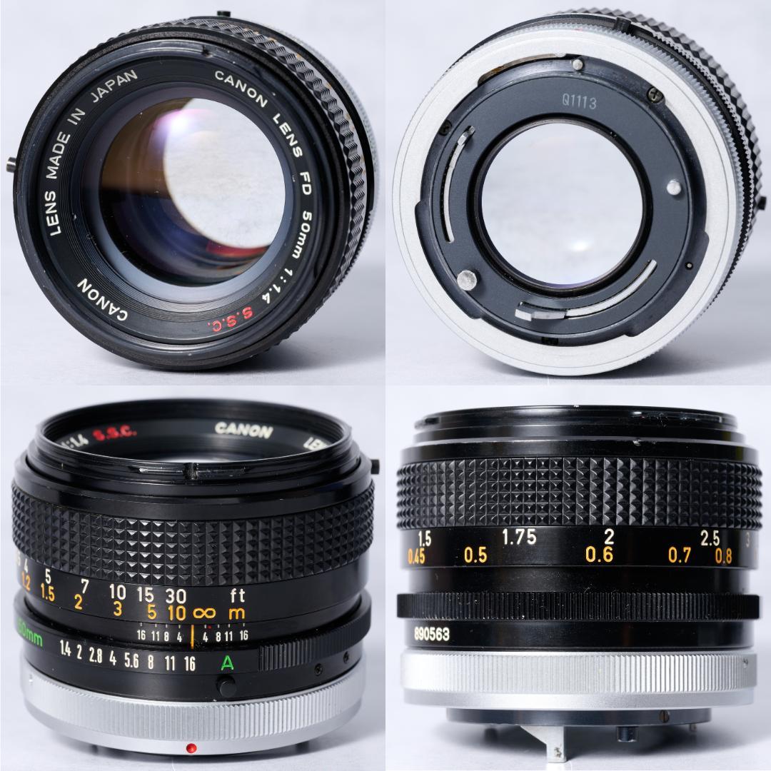 フィルムカメラ Canon F-1 / FD 50mm f1.4 s.s.c. /FD 28mm