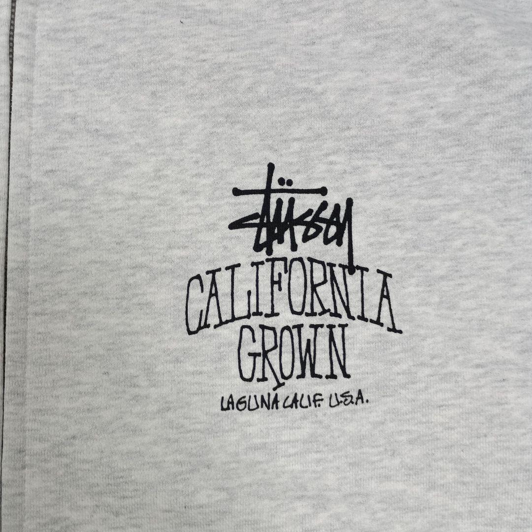 stussy Cali Grown zip Hood サイズ L グレー