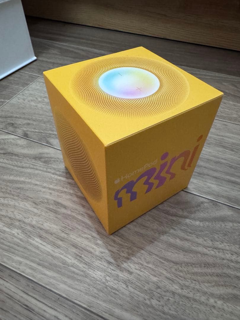 美品Apple Pod mini イエロー yellow スピーカー