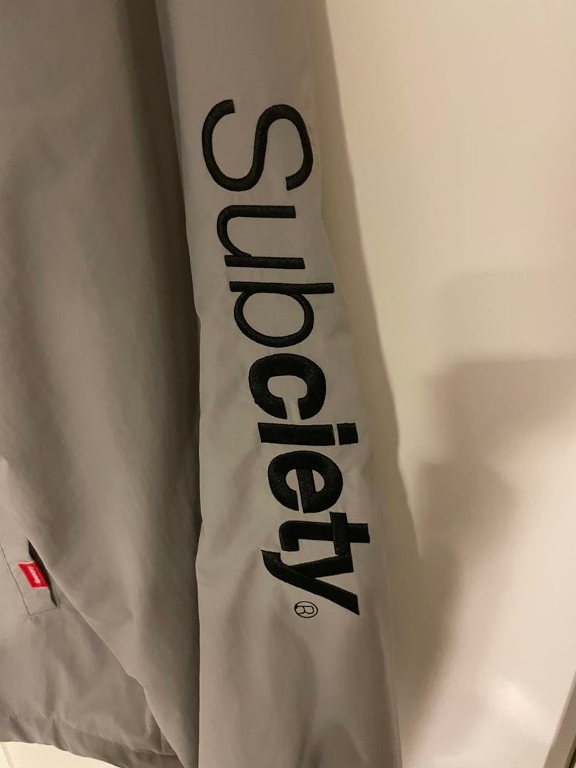 Subciety コーチジャケット XL シルバー