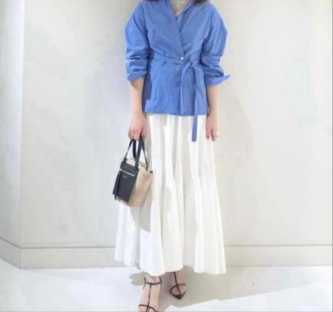 アルアバイル　ルルウィルビー バイヤス切替ギャザースカート