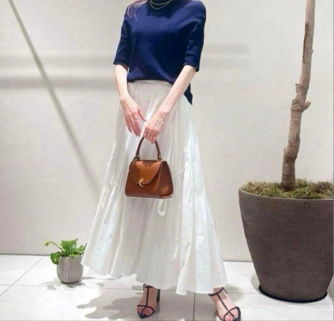 アルアバイル　ルルウィルビー バイヤス切替ギャザースカート