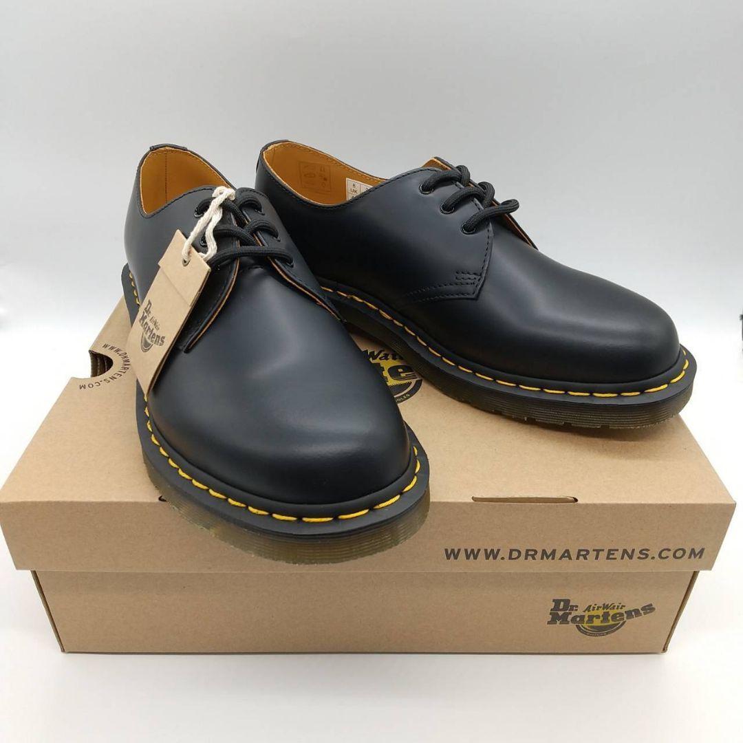 本日発送！！Dr. Martens 3ホール 1461ブラック 革靴24 cm