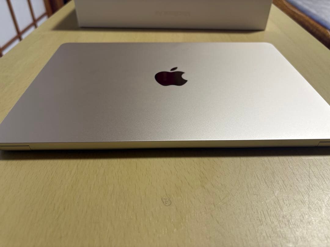 【超美品】MacBookAir M2 バッテリー100%本体 箱付き