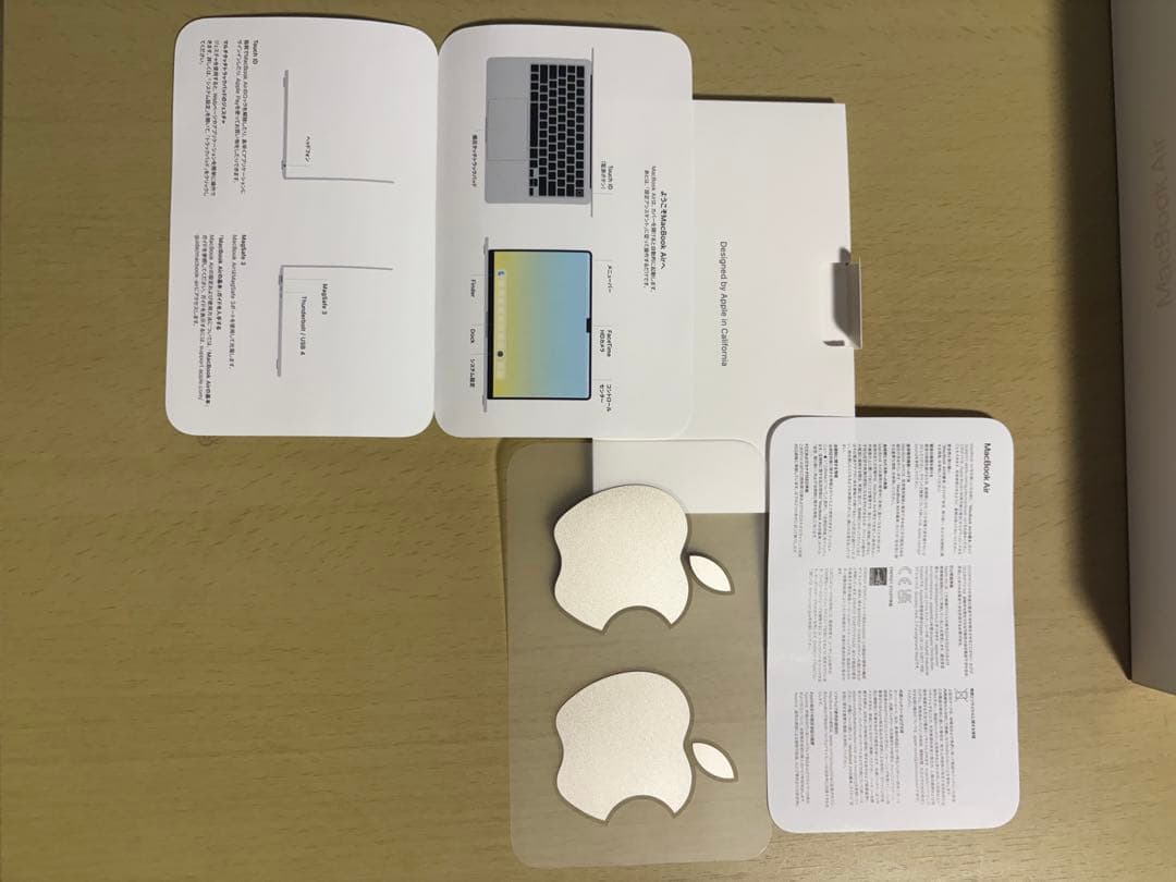 【超美品】MacBookAir M2 バッテリー100%本体 箱付き