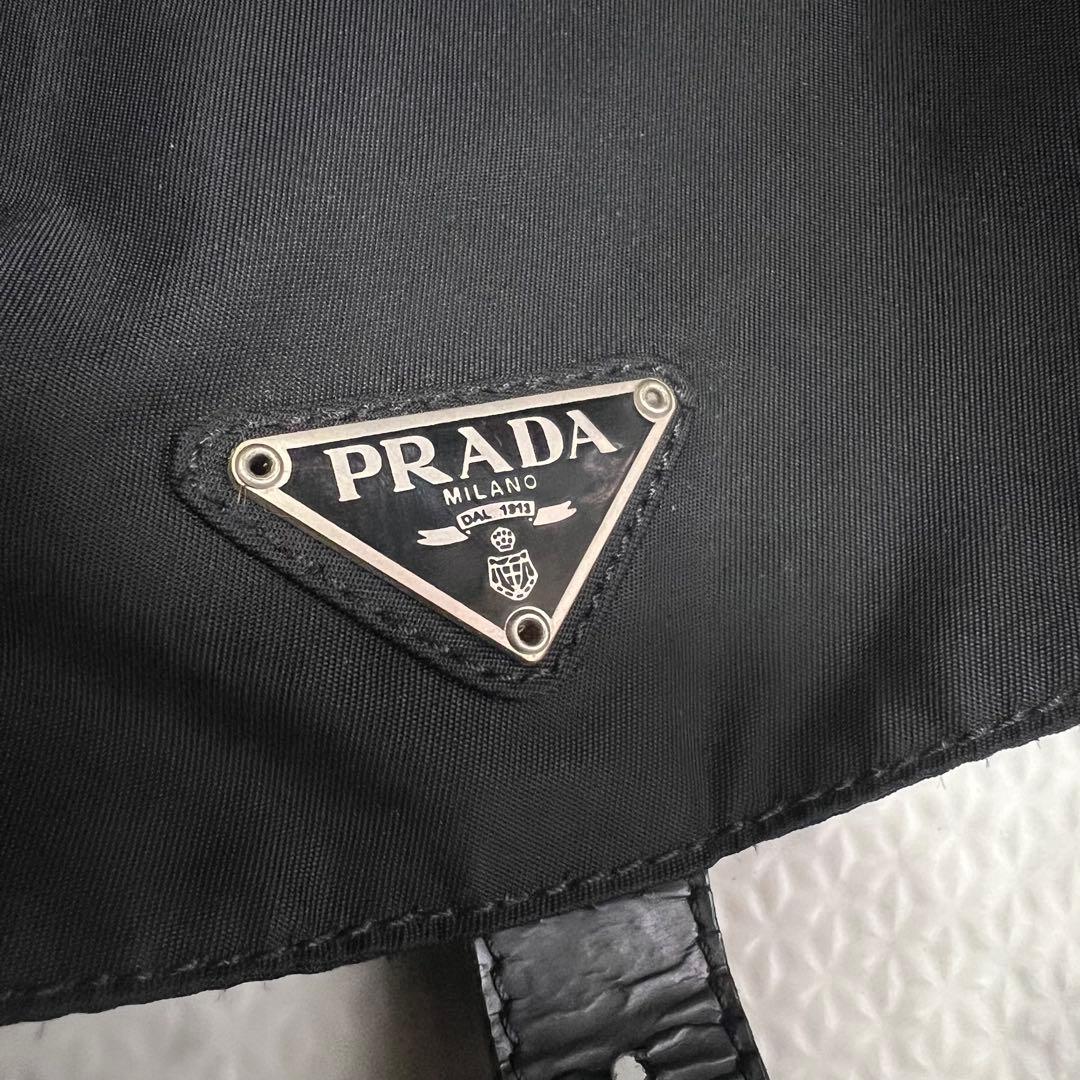 PRADA リュック テスートナイロン 三角ロゴ 黒 白タグ8 巾着