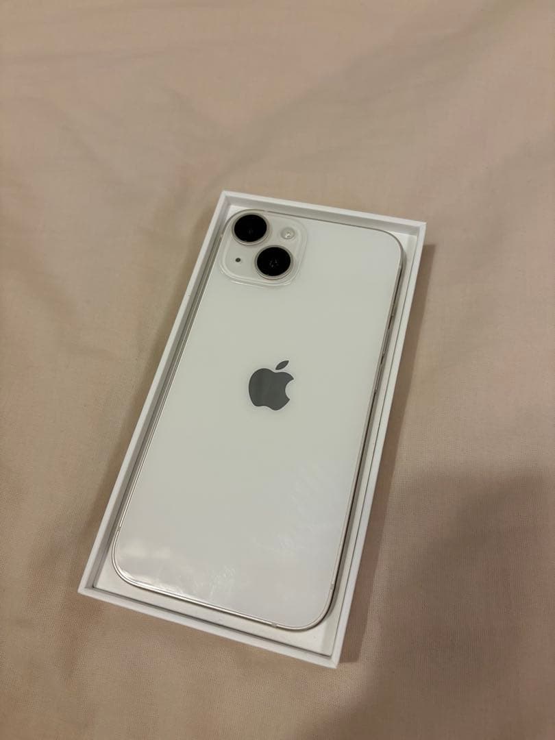 Apple iPhone 14 ホワイト 本体　箱付き　美品