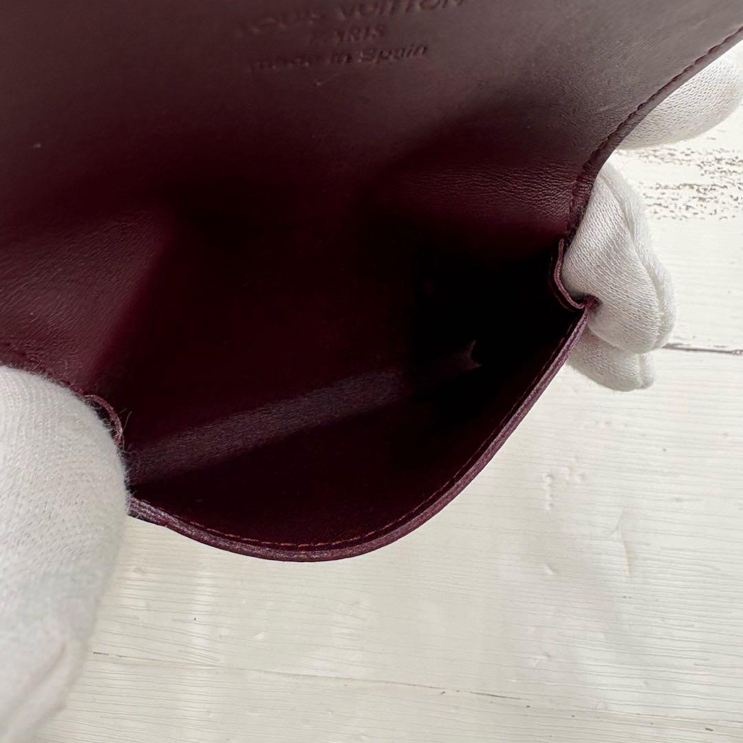 【極美品】アンヴェロップカルトドゥヴィジット カードケース ヴェルニ 名刺入れ