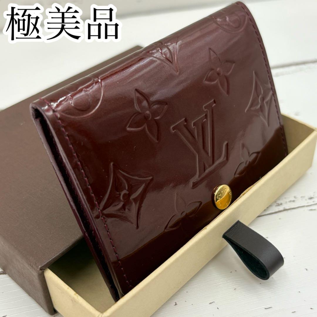 【極美品】アンヴェロップカルトドゥヴィジット カードケース ヴェルニ 名刺入れ