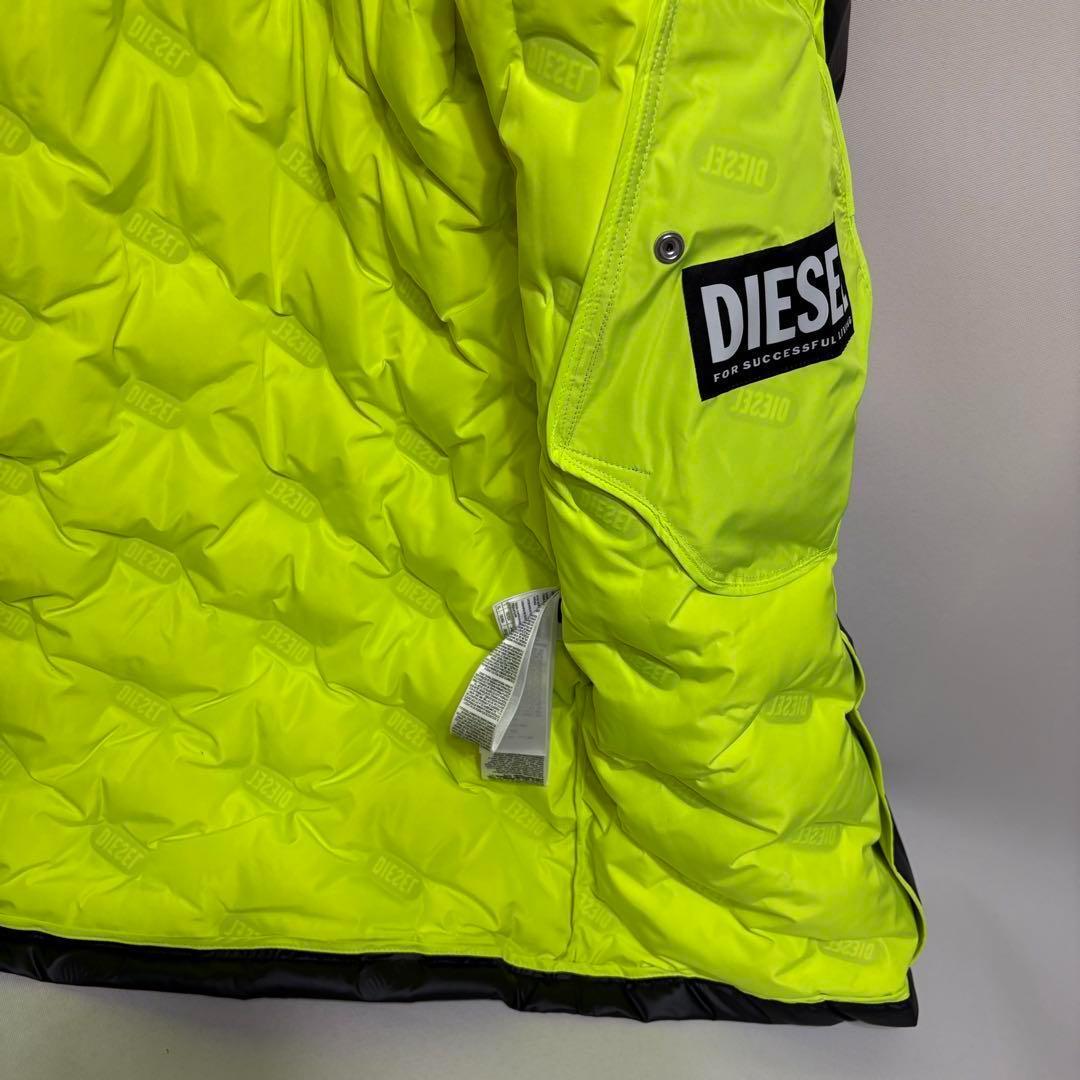 新品未使用 DIESEL ディーゼル ロング丈 ダウンジャケット M