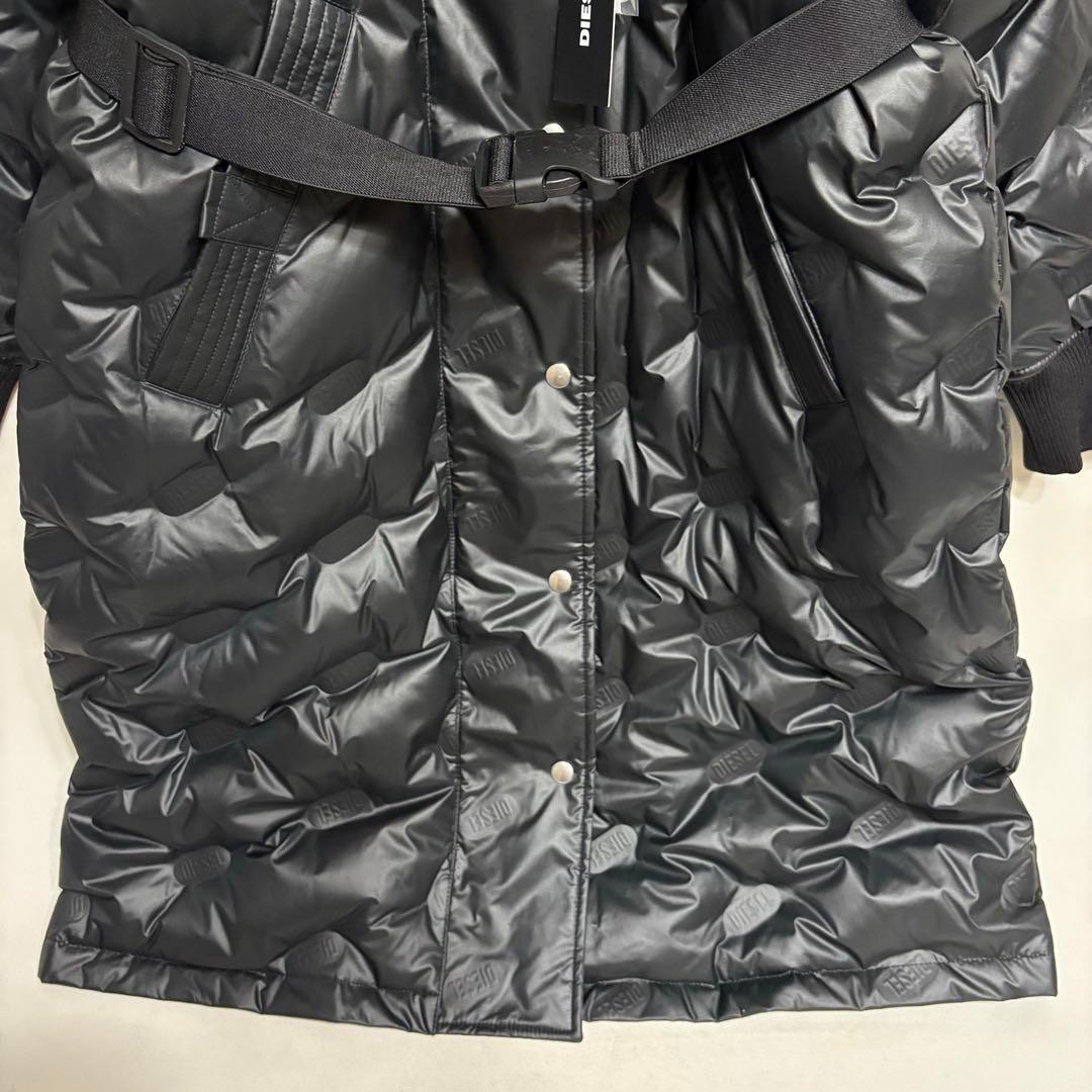 新品未使用 DIESEL ディーゼル ロング丈 ダウンジャケット M