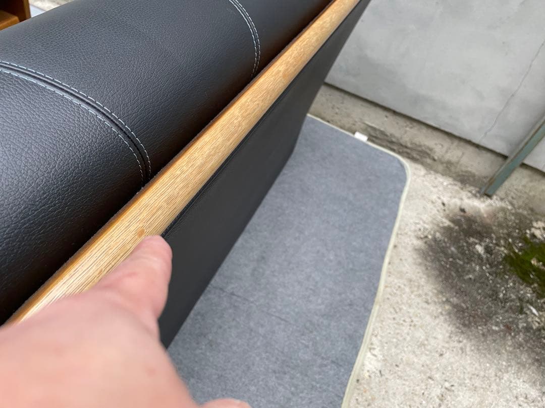 ブランコ　美品　浜本工芸　本革　応接セット　ソファ　テーブル　2点セット