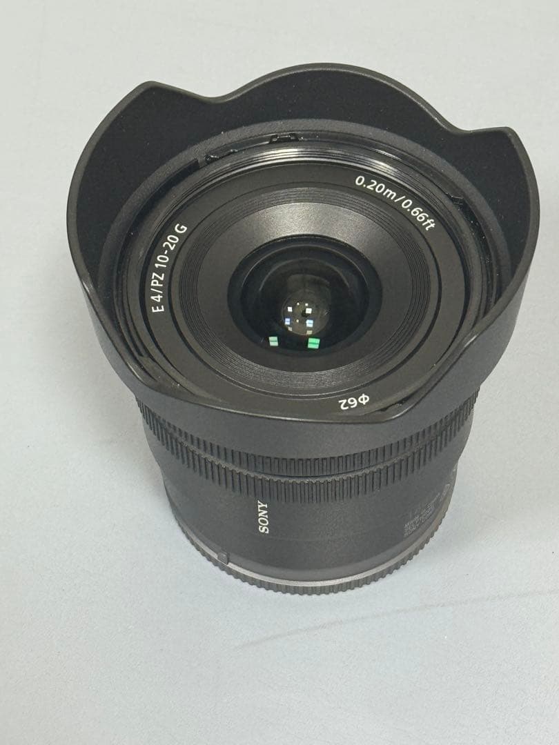 Sony E 4/PZ 10-20 Gズームレンズ Sony VF-62MPAM