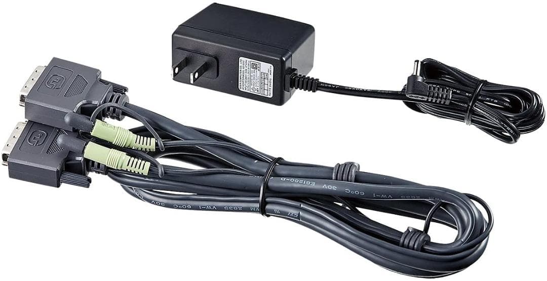 サンワサプライ フルHD対応DVIディスプレイ分配器(2分配)VGA-DVSP2