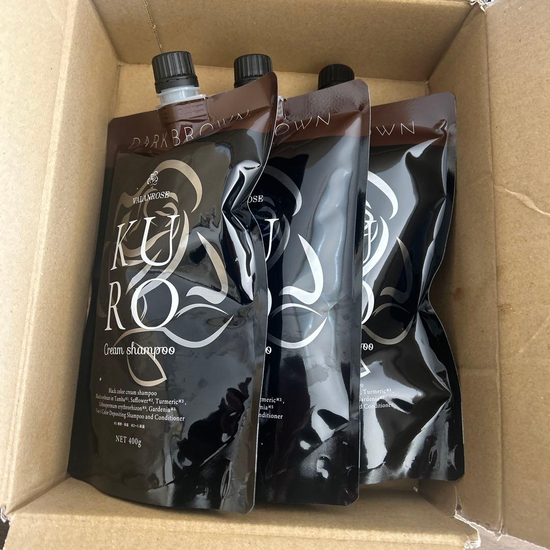 kuroクリームシャンプー3個セット