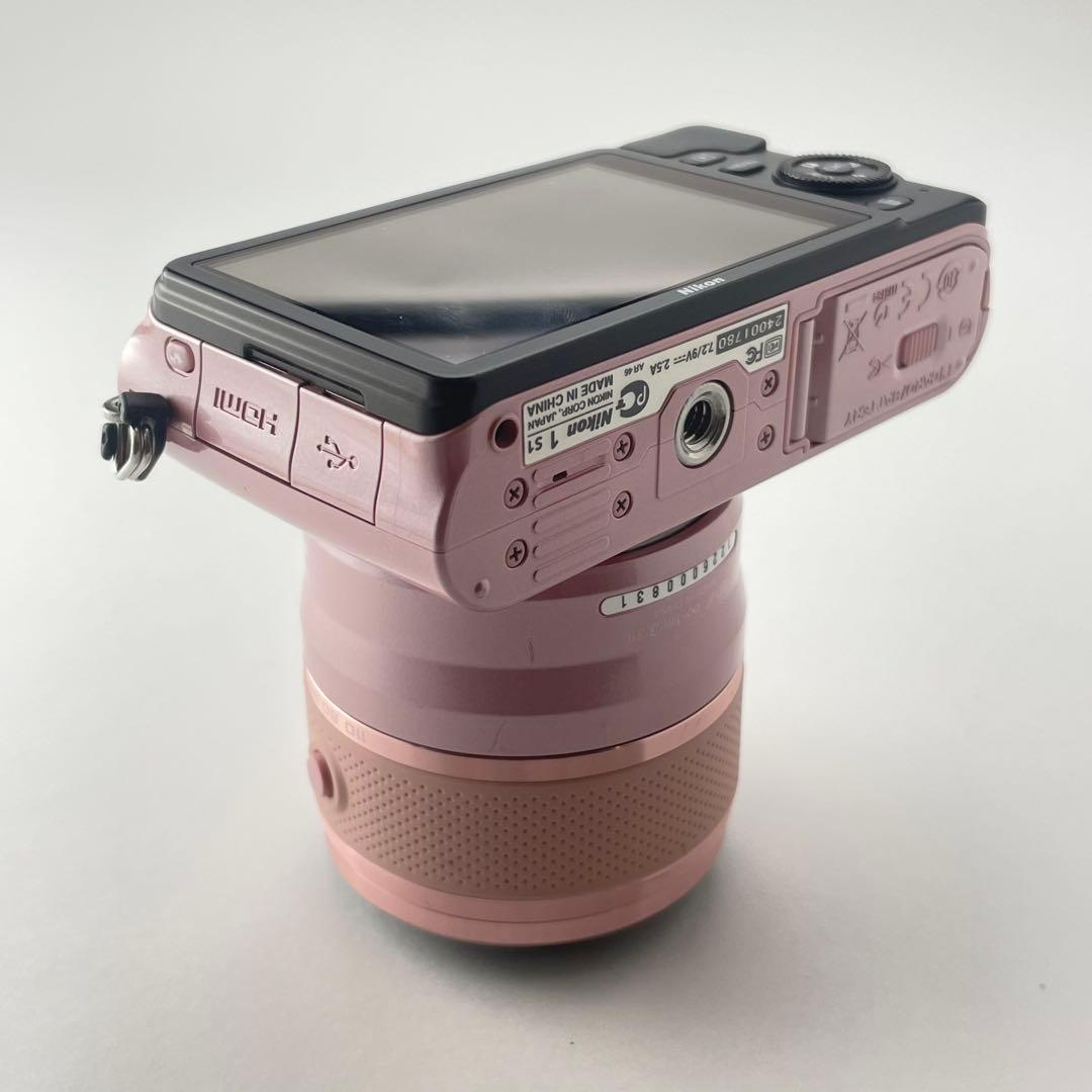 【ショット数1000・返品保証】Nikon1 S1 ピンク 標準レンズキット