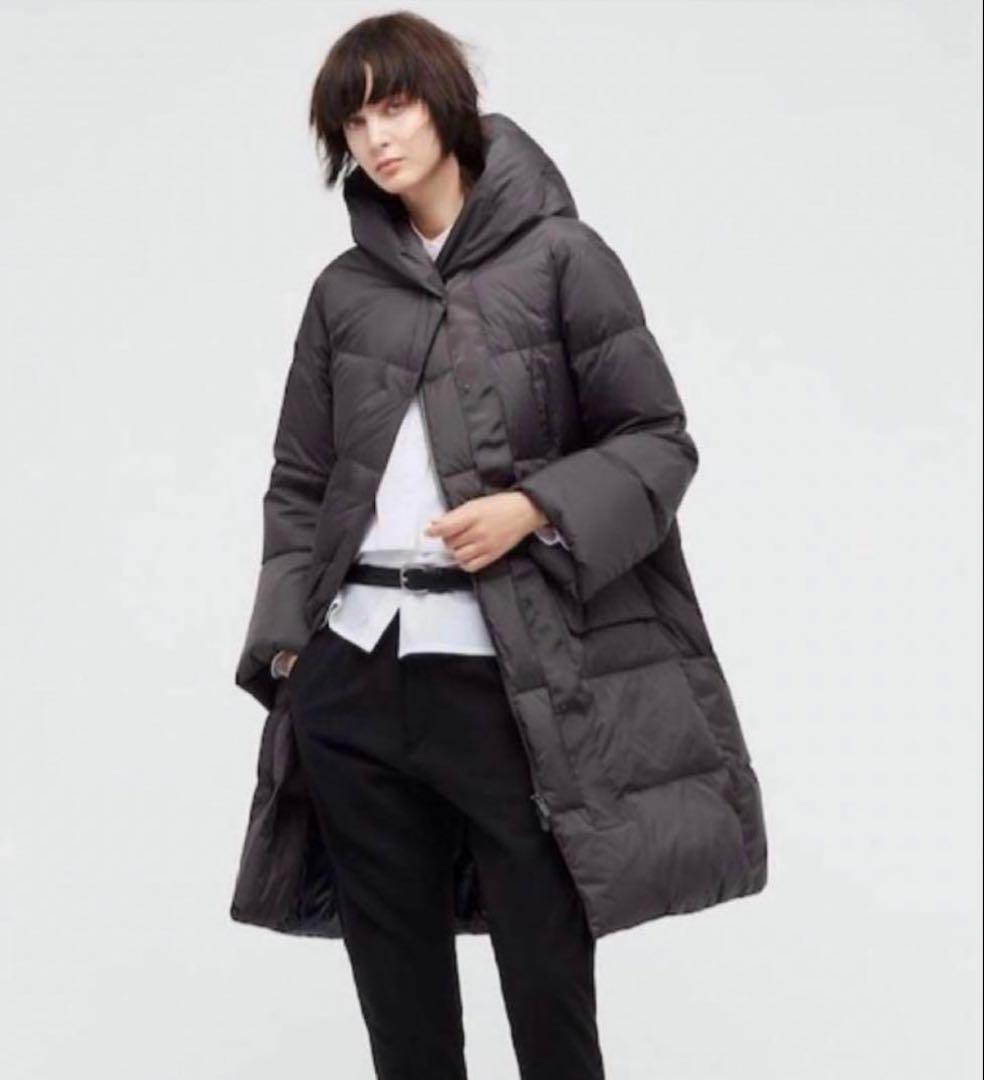 ユニクロ +J ジルサンダー ダウンコート サイズS グレー