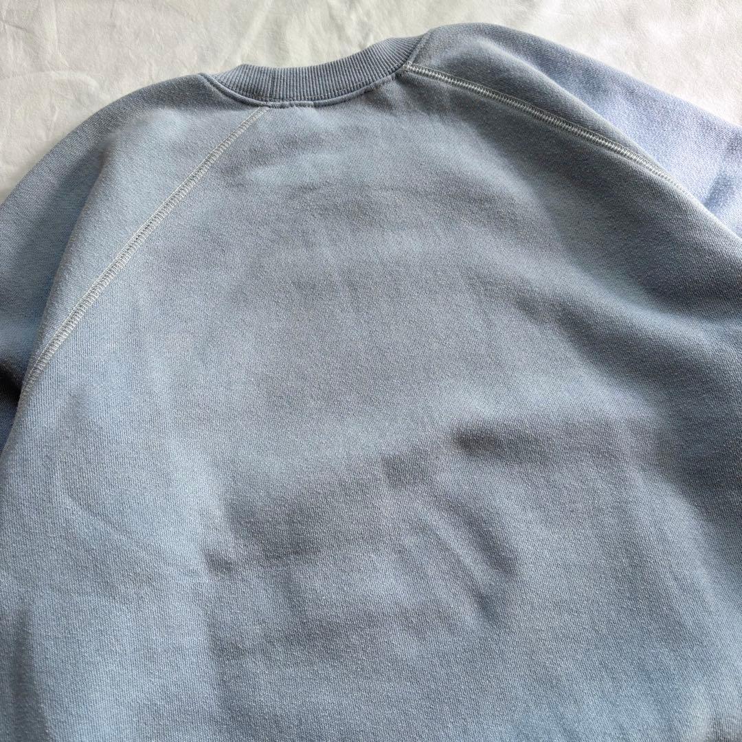 希少 大人気！ ヴィンテージ ミッキー 白足 スウェット 水色 Disney