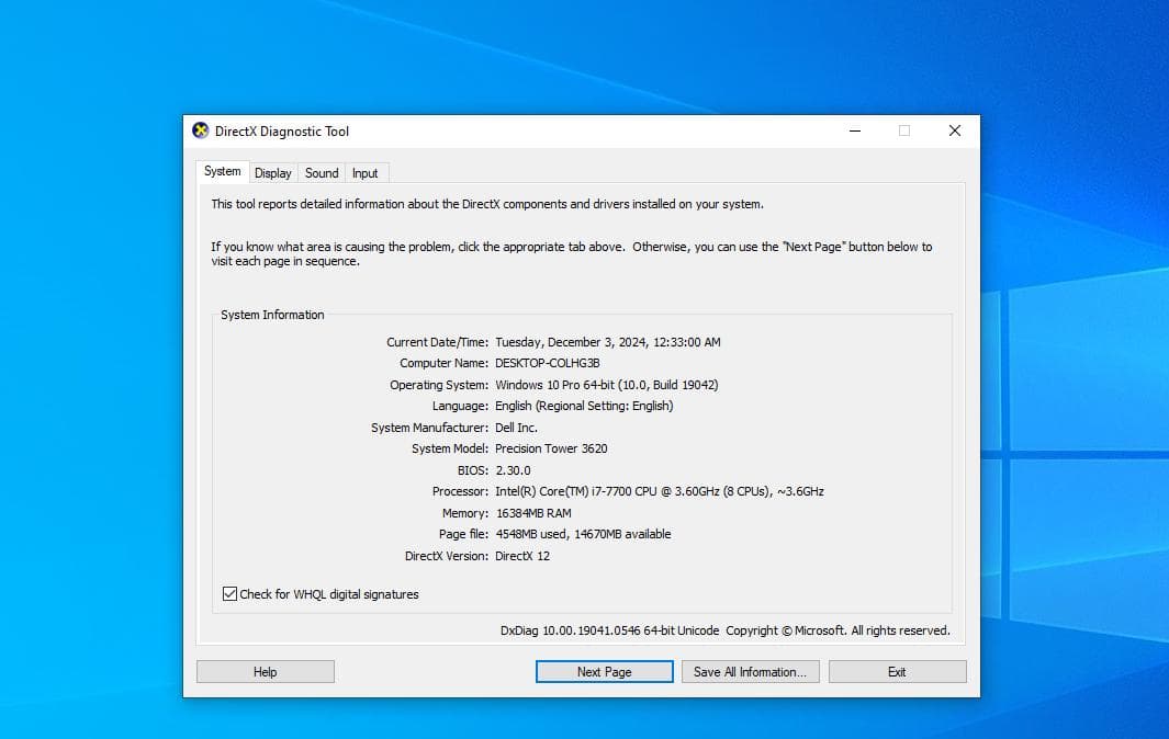 Windowsデスクトップ Precision Tower 3620 /i7 /16GB/GTX 1650