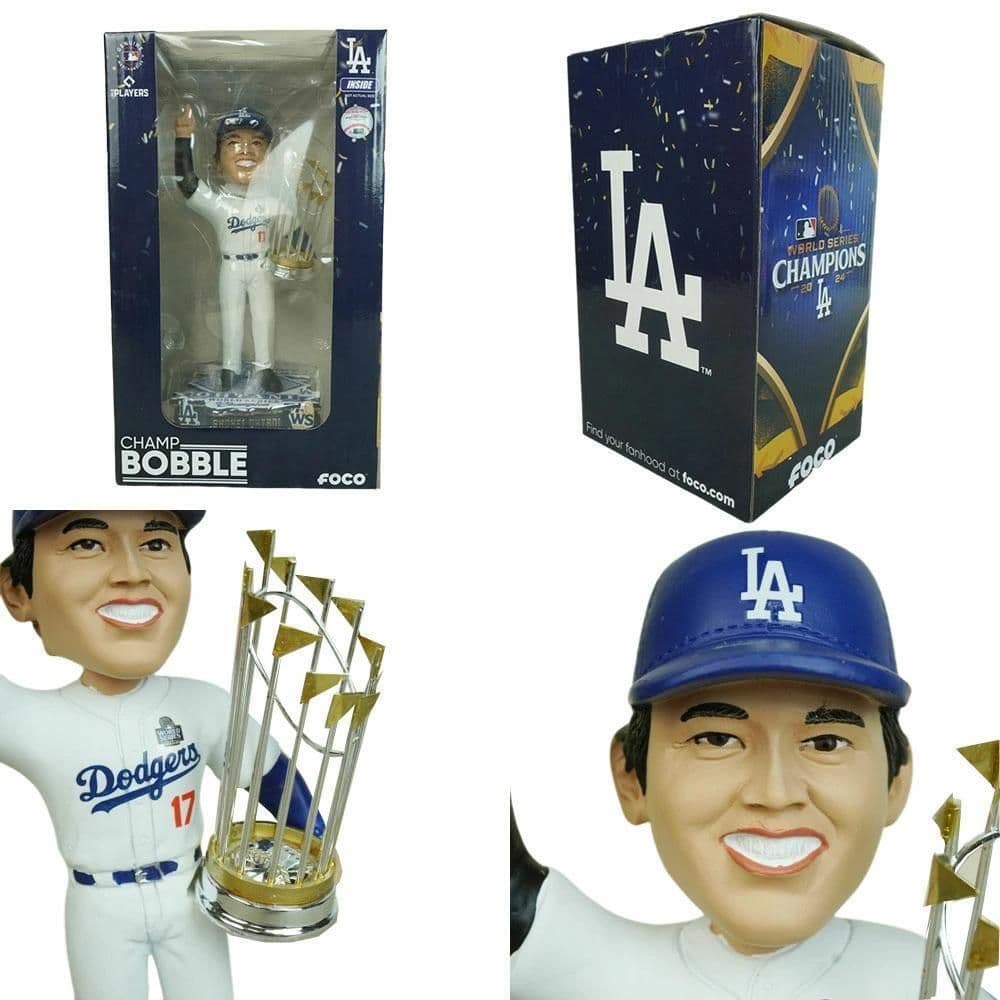 大谷翔平ボブルヘッドフィギュアワールドシリーズチャンピオントロフィー