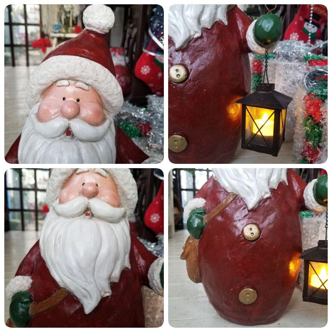 優しさと癒しさに満ちあふれるサンタさんランプ付きオブジェ¨*•.¸¸໒꒱1点もの