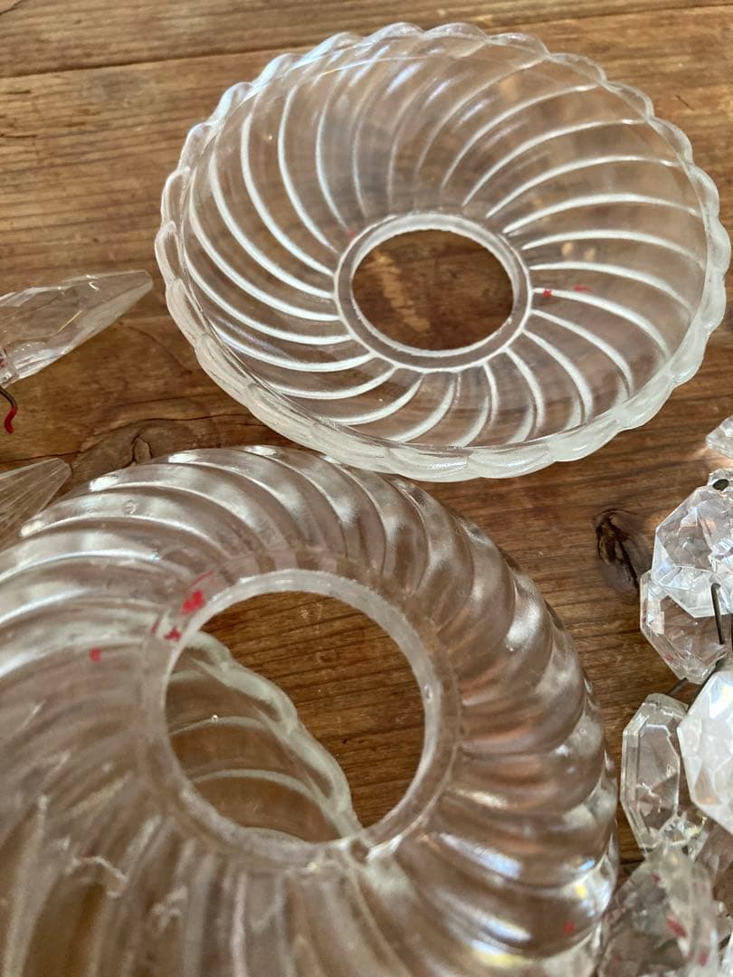 Parisヴィンテージ・シャンデリア用ガラスパーツまとめ売り