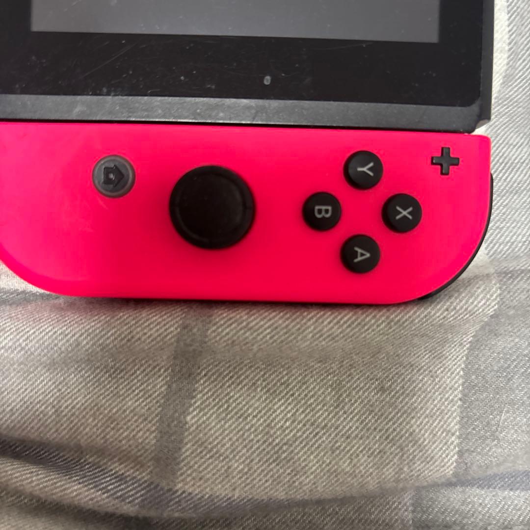 たかはしNintendo Switch 本体　美品　グリーンピンク