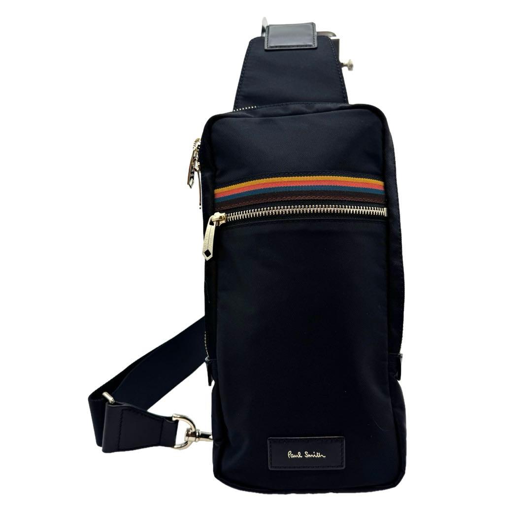 未使用　Paul Smith ポールスミス ボディバッグ マルチストライプ