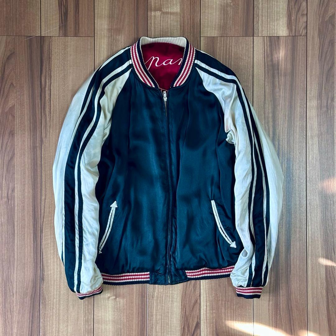 【超希少品】CROPPED HEADS スカル スカジャン vintage 古着