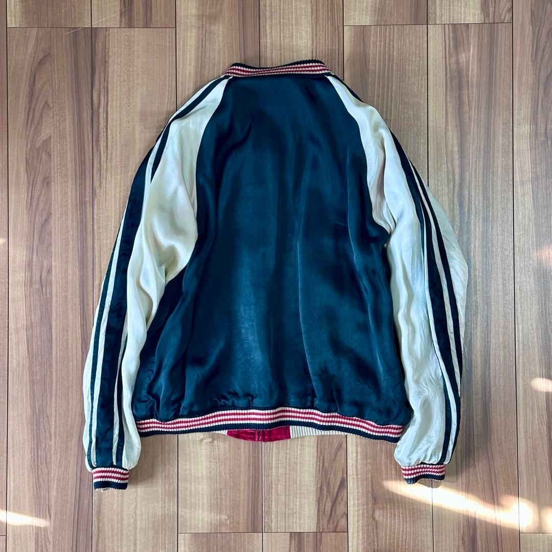 【超希少品】CROPPED HEADS スカル スカジャン vintage 古着