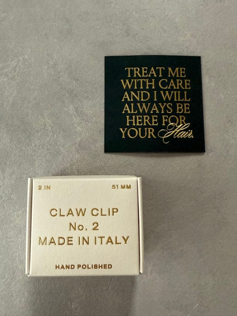 UNDO HAIRWARE ヘアクリップ No.2 2インチ　リラ