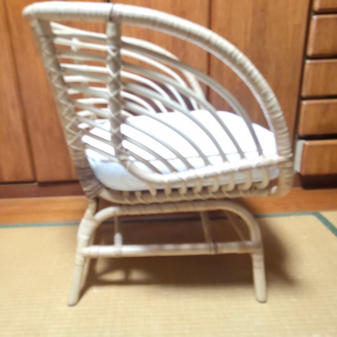 【244】イケア IKEA ラタンチェア　ブスクボー BUSKBO 【匿名配送】