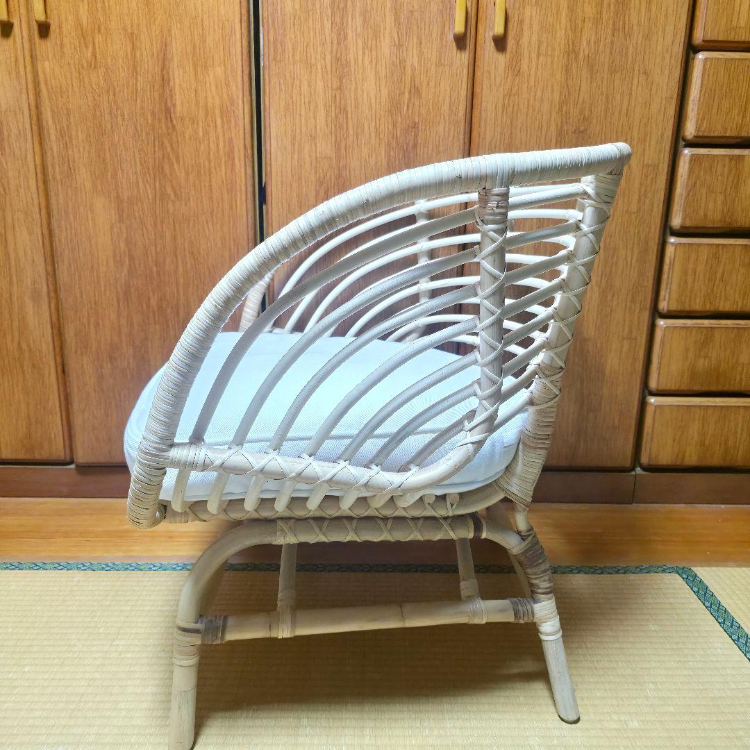 【244】イケア IKEA ラタンチェア　ブスクボー BUSKBO 【匿名配送】